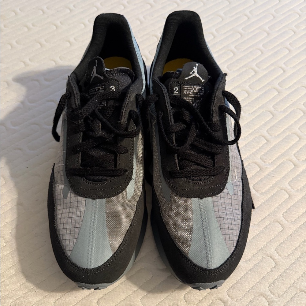 Jordan Black and Light Gray Sneakers